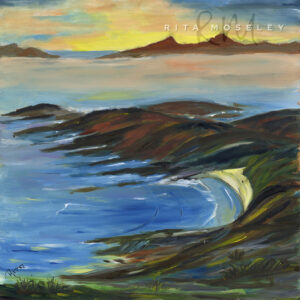 Oil Painting by Artist Rita Moseley - West coast of Scotland