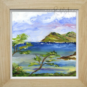 Framed Oil Painting by Rita Moseley - South of France