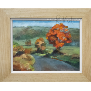 Framed Oil Painting by Rita Moseley - Autumn in the Cotswolds