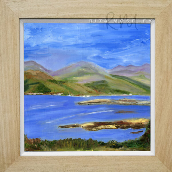 Framed Oil Painting by Rita Moseley - Isle of Mull