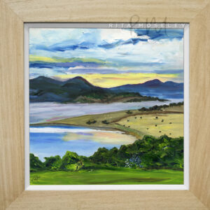 Port Appin on the West Coast of Scotland - Framed Oil Painting by Artist Rita Moseley